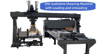 دستگاه برش گیوتین CNC با بارگیری و تخلیه، دستگاه برش خودکار